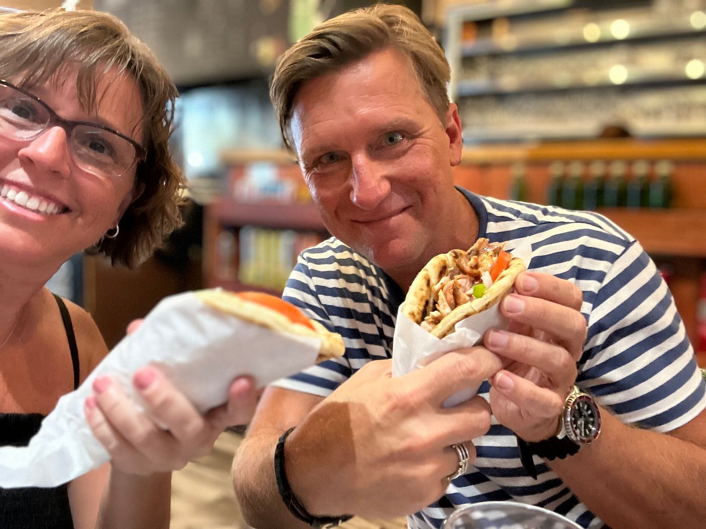 Greek souvlaki and gyros