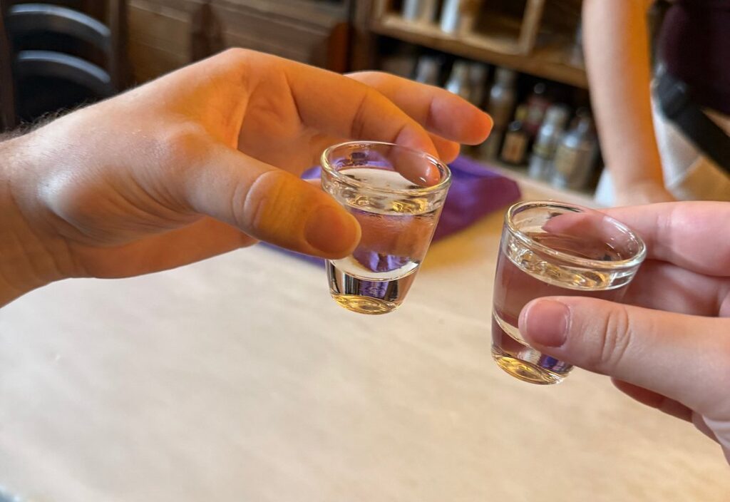 Mastiha liquer Brettos oldest Athens distillery Athens food tour